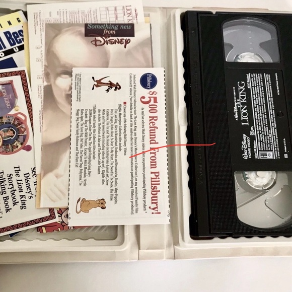 The Lion King (VHS, 1995) like New - Picture 6 of 7